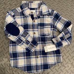 NWT Carter’s flannel shirt